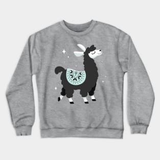 Happy Lama - Water green Crewneck Sweatshirt